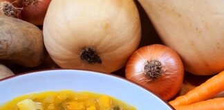 Φθινοπωρινή σούπα με μοσχαράκι