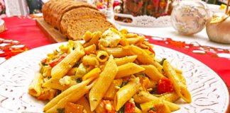 Πένες με λαχανικά