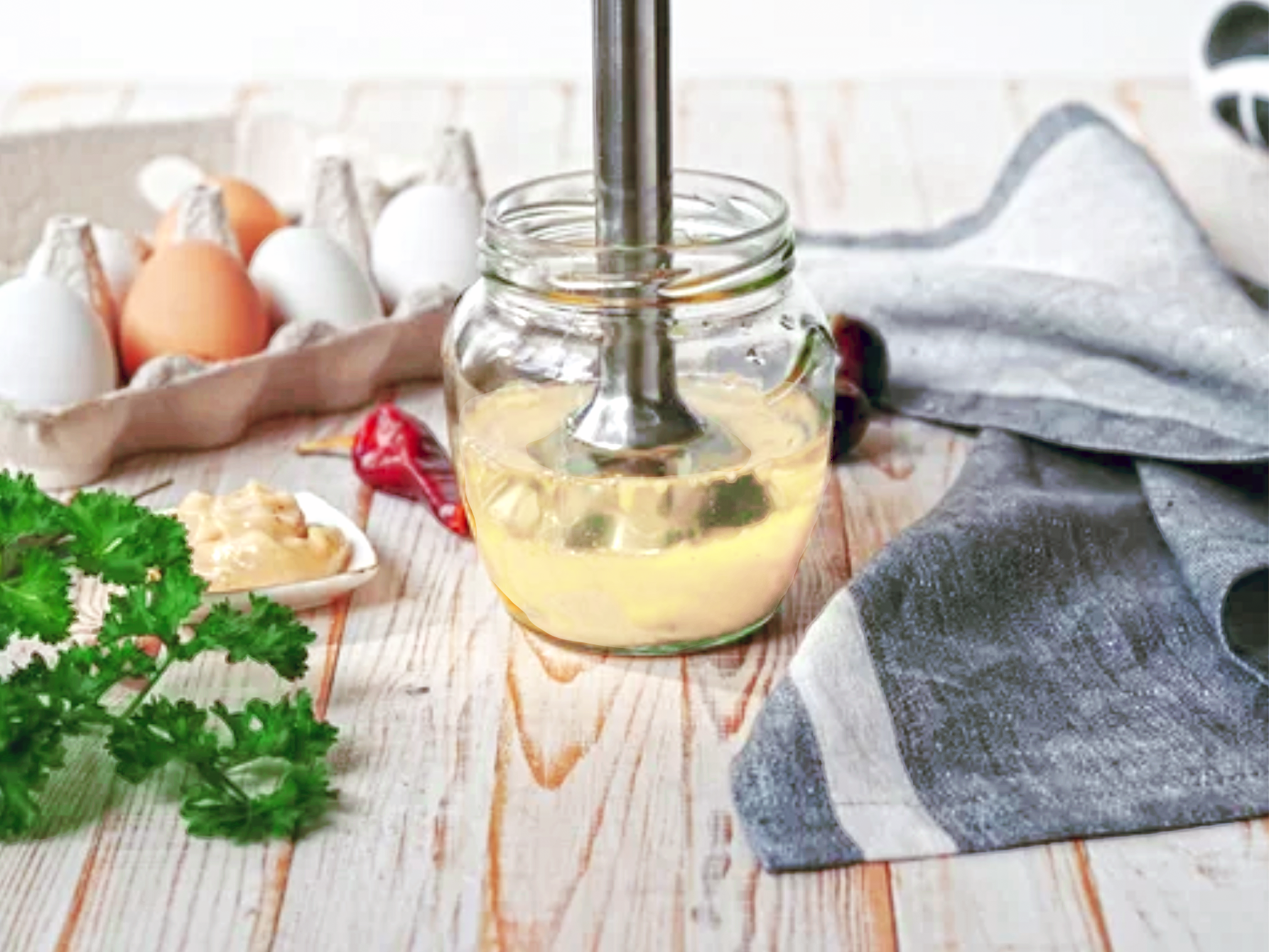 Σπιτική μαγιονέζα.